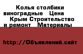 Колья столбики виноградные › Цена ­ 140 - Крым Строительство и ремонт » Материалы   